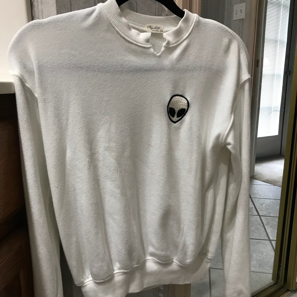 Brandy Melville sweater and Hollister jean bundle